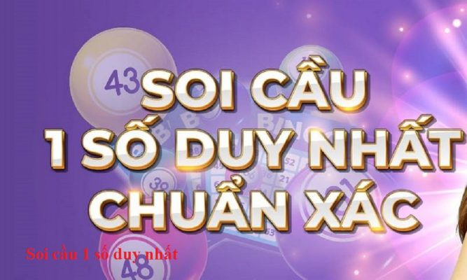 Có rất nhiều phương pháp soi cầu 1 số cho người dùng